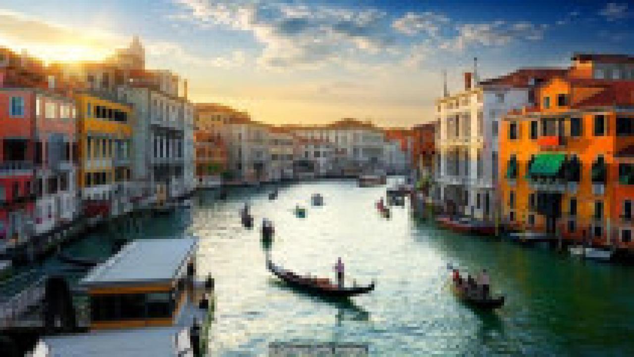 venice waterways image