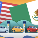 US Mexico EV illustration